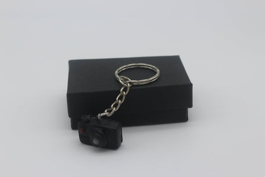 Camera Polymer Clay Keychain