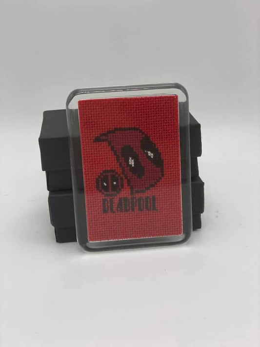 Deadpool Cross Stitch Magnet